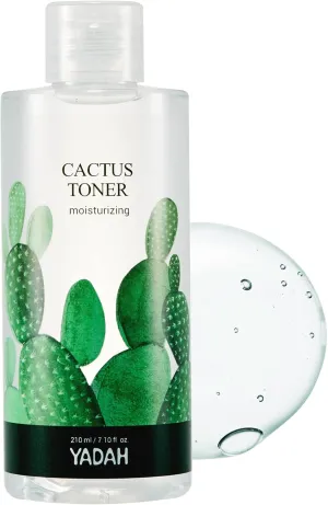 YADAH Cactus Toner (7.1fl oz) - Cruetly Free Prickly Pear. Hypoallergenic Moisturizing Skin Care.