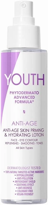 YOUTHPHYTO DERMATO Advanced Formula- Anti-Age Skin Priming and Hydrating Lotion - Hydrating Facial Toner Essence to Smooth, Balance & Prime The Skin, 3.4 Fl Oz