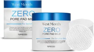 Zero Pore Pads 2.0, Dual-Textured Facial Toner Pads, Korean Skin Care 4.5% AHA Lactic Acid, 0.45% BHA Salicylic Acid for Exfoliation and Pore Care-70pads