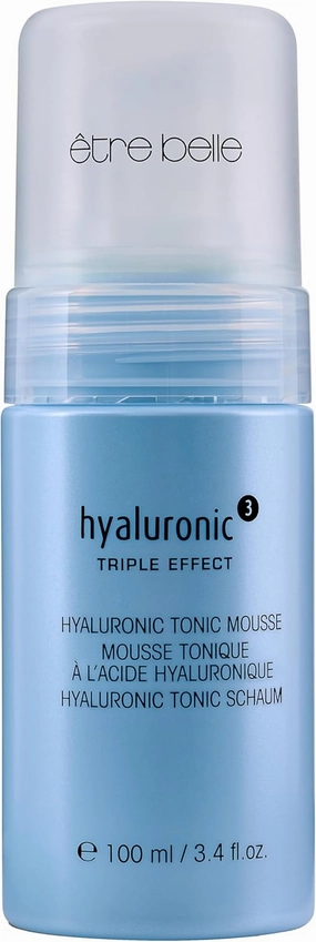 être belle Hyaluronic³ Triple Effect Tonic Mousse | Hydrating Face Toner Foam with Hyaluronic Acid, Witch Hazel, Tiger Grass & Kiwi Extract for All Skin Types | Sooth & Refresh Skin, 100 ml /3.4 Fl Oz